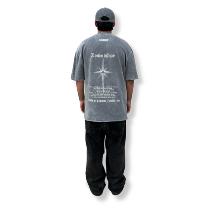 Camiseta Oversize, Acid Wash - FeelDemon